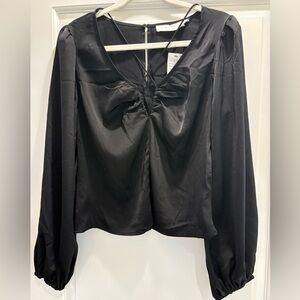 Astr Satin Blouse - Size L